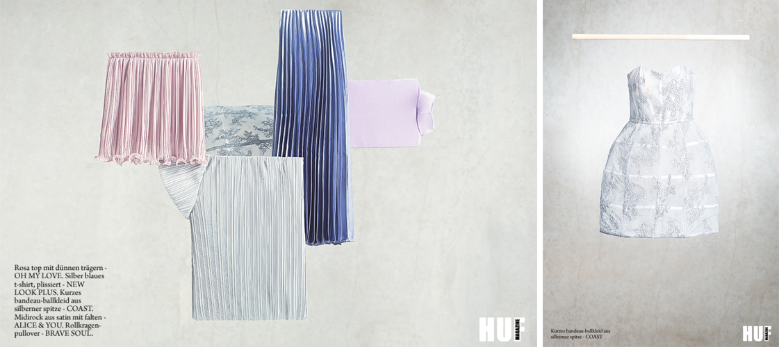 Fashionable Lines for HUF Magazine - HUF Magazine – Karin Postert